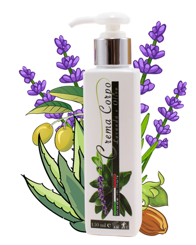 Crema corpo Lavanda e Ulivo