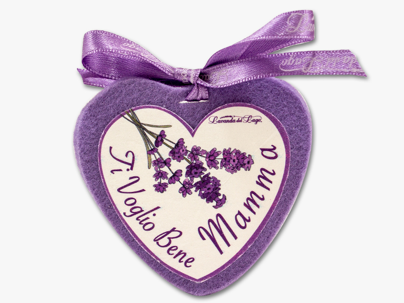 Cuore in stoffa TVB MAMMA grande