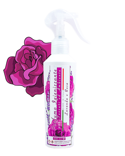 Lavender and Rose Sanitizer for fabrics