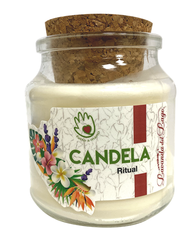 Candela Ritual con tappo in sughero