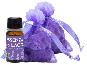 2 Sacchetti in organza con Pomici e Essenza alla Lavanda