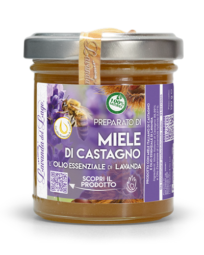Preparato di Miele di Castagno con Olio Essenziale di Lavanda