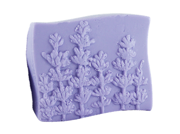 Barra de jabón decorada Lavanda del Lago