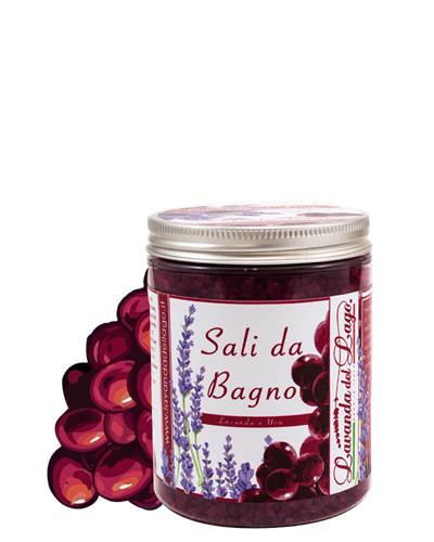 Sali da bagno Lavanda e Uva