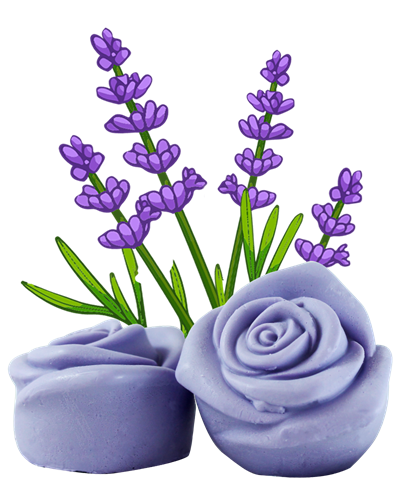 Rose shaped soap