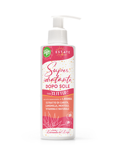 Super Idratante Dopo sole con glitter